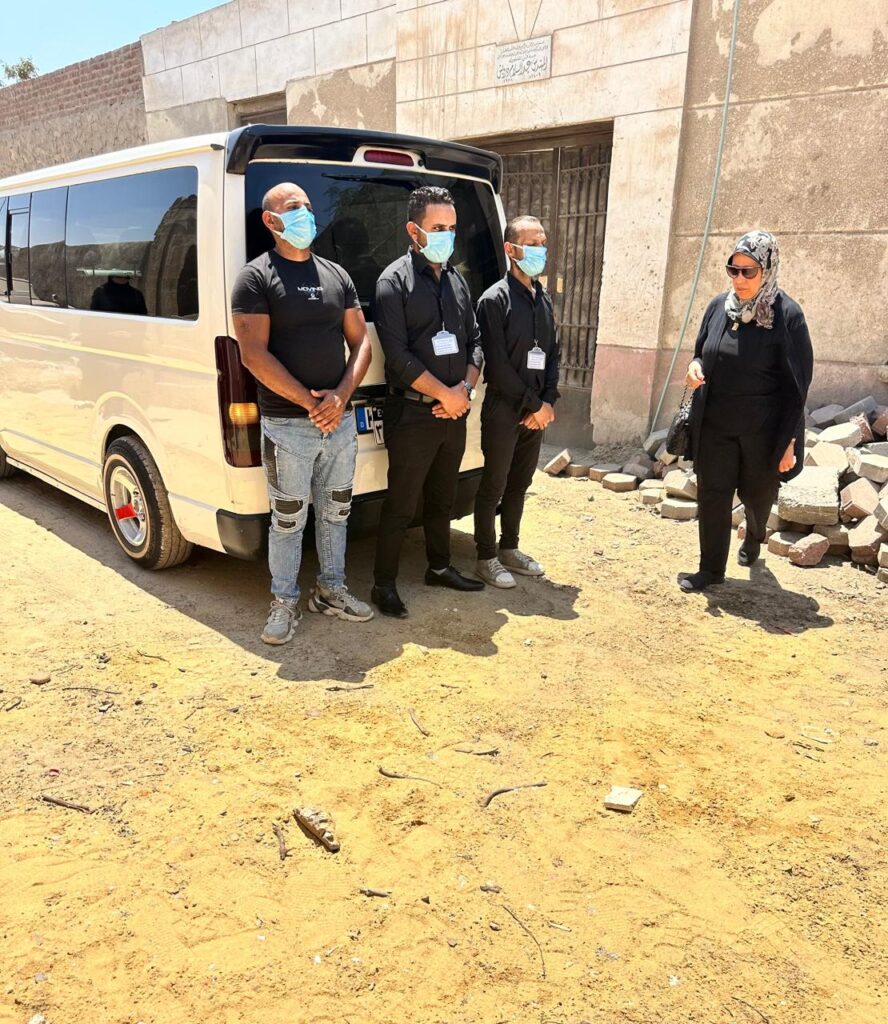 سيارات دفن الموتى في المهندسين